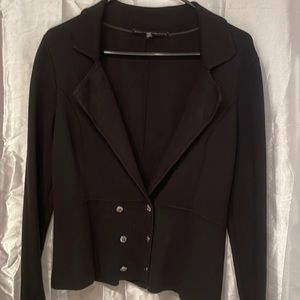 White House Black Market Double-Breasted Knit Jacket